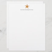 En-tête De Lettre Customisée Stationnaire pour location de vacances (Devant / Derrière)