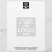 En-tête de lettre d'affaires de base avec WATERMAR (Devant)