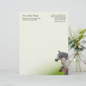 En-tête de lettre d'affaires de médecin (Debout devant)