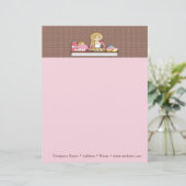 En-tête de lettre d'affaires de petits gâteaux de (Debout devant)