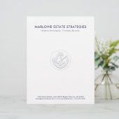 En-tête de lettre d'affaires juridique (Debout devant)