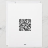 En-tête de lettre d'affaires moderne avec code QR (Dos)