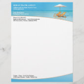 En-tête de lettre d'agence de voyages (Devant)