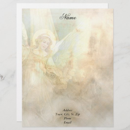 En-tête de lettre d'ange (Devant / Derrière)