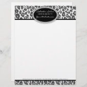 En-tête de lettre de beauté et de cheveux personna (Devant / Derrière)