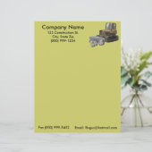 En-tête de lettre de bouteur (Debout devant)