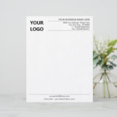 En-tête de lettre de bureau professionnel personna (Debout devant)