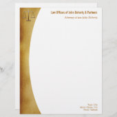 En-tête de lettre de CABINETS JURIDIQUES (Devant / Derrière)