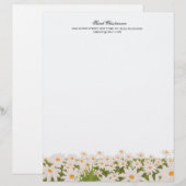 En-tête de lettre de campagne marguerite tradition (Devant / Derrière)