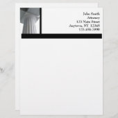 En-tête de lettre de colonne de granit (Devant / Derrière)