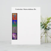 En-tête de lettre de danse (Debout devant)