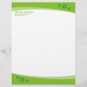 En-tête de lettre de fleurs de chaux (Devant)