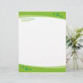 En-tête de lettre de fleurs de chaux (Debout devant)