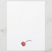 En-tête de lettre de lin aux fruits d'été (Dos)