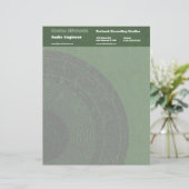 En-tête de lettre de l'ingénieur audio (Debout devant)