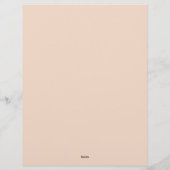 En-tête de lettre de monogramme classique (Dos)