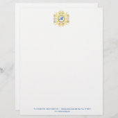 En-tête de lettre de monogramme de concepteur (Devant / Derrière)