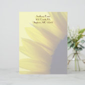 En-tête de lettre de tournesol (Debout devant)