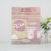 En-tête de lettre démodé de chef (Debout devant)