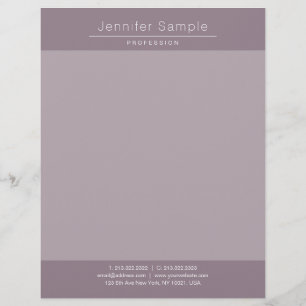 En-tête De Lettre Design simple moderne Modèle professionnel élégant