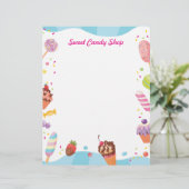 En-tête de lettre Desserts and Candies (Debout devant)