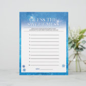 En-tête De Lettre Devinez Le Mess Doux [Bleu Neige] (Debout devant)