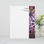 En-tête de lettre DJ EDM (Debout devant)