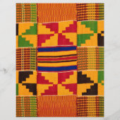 En-tête De Lettre Document frontalier Motif africain (Dos)