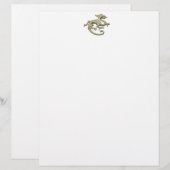 En-tête De Lettre Dragon (Devant / Derrière)