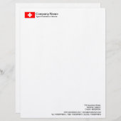 En-tête De Lettre Drapeaux - Suisse (Devant / Derrière)