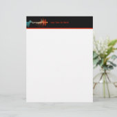 En-tête De Lettre Dualité de la vague de particules (Debout devant)