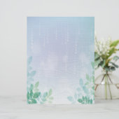 En-tête De Lettre Eau et verdure (Debout devant)