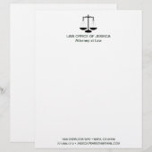 En-tête De Lettre Échelles classiques modernes d'en-tête de lettre (Devant / Derrière)