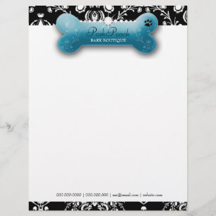 En-tête De Lettre Écorce turquoise de lancement du cabot 311 snob