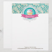 En-tête de lettre élégant de boulangerie (Devant / Derrière)