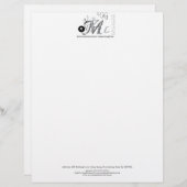 En-tête De Lettre Élégant lettrage de script (Devant / Derrière)