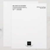 En-tête De Lettre Élégant logo d'entreprise vide (Devant / Derrière)
