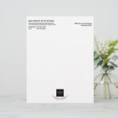 En-tête De Lettre Élégant logo d'entreprise vide (Debout devant)