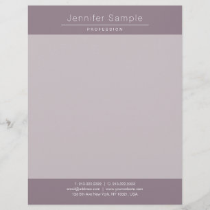 En-tête De Lettre Élégant Moderne Simple Design Modèle Professionnel