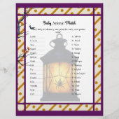 En-tête De Lettre Élever Un Bébé_ Match animal bébé (Devant)