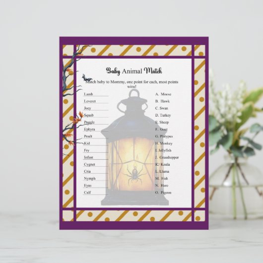 En-tête De Lettre Élever Un Bébé_ Match animal bébé (Debout devant)