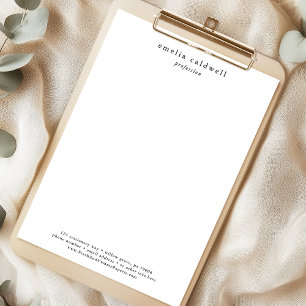 En-tête De Lettre EMELIA Boho Personal Business Professional Company