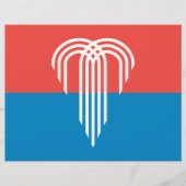 En-tête De Lettre En-tête avec Drapeau de Kansas City, Missouri (Devant)