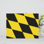 En-tête De Lettre En-tête avec Drapeau de Munich, Allemagne (Debout devant)