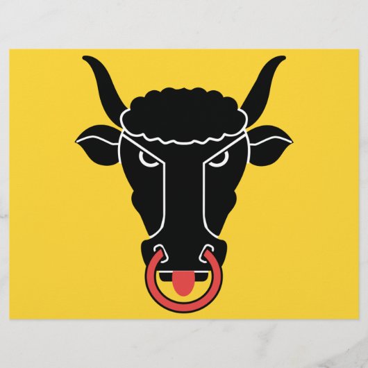 En-tête De Lettre En-tête avec Drapeau du canton d'Uri, Suisse (Devant)