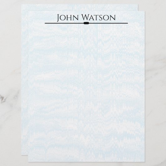 En-tête De Lettre En-tête Chevron bleu et blanc (Devant / Derrière)