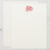 En-tête De Lettre En-tête de la Saint-Valentin (Devant / Derrière)