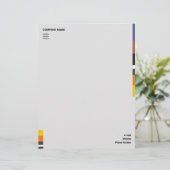 En-tête De Lettre En-tête de lettrée à bandes latérales classiques m (Debout devant)