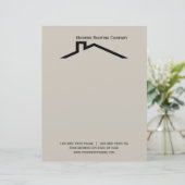 En-tête De Lettre En-tête des affaires de construction (Debout devant)