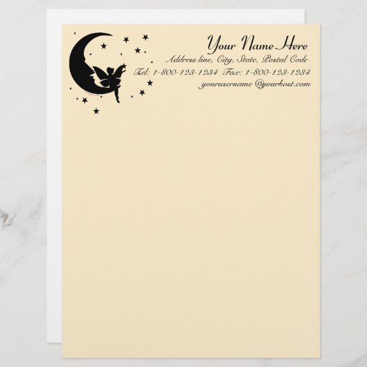 En-tête De Lettre En-tête des étoiles (Devant / Derrière)